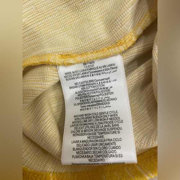 BCBG Generation Yellow Beach Dress - Size S - Picture 4 of 5